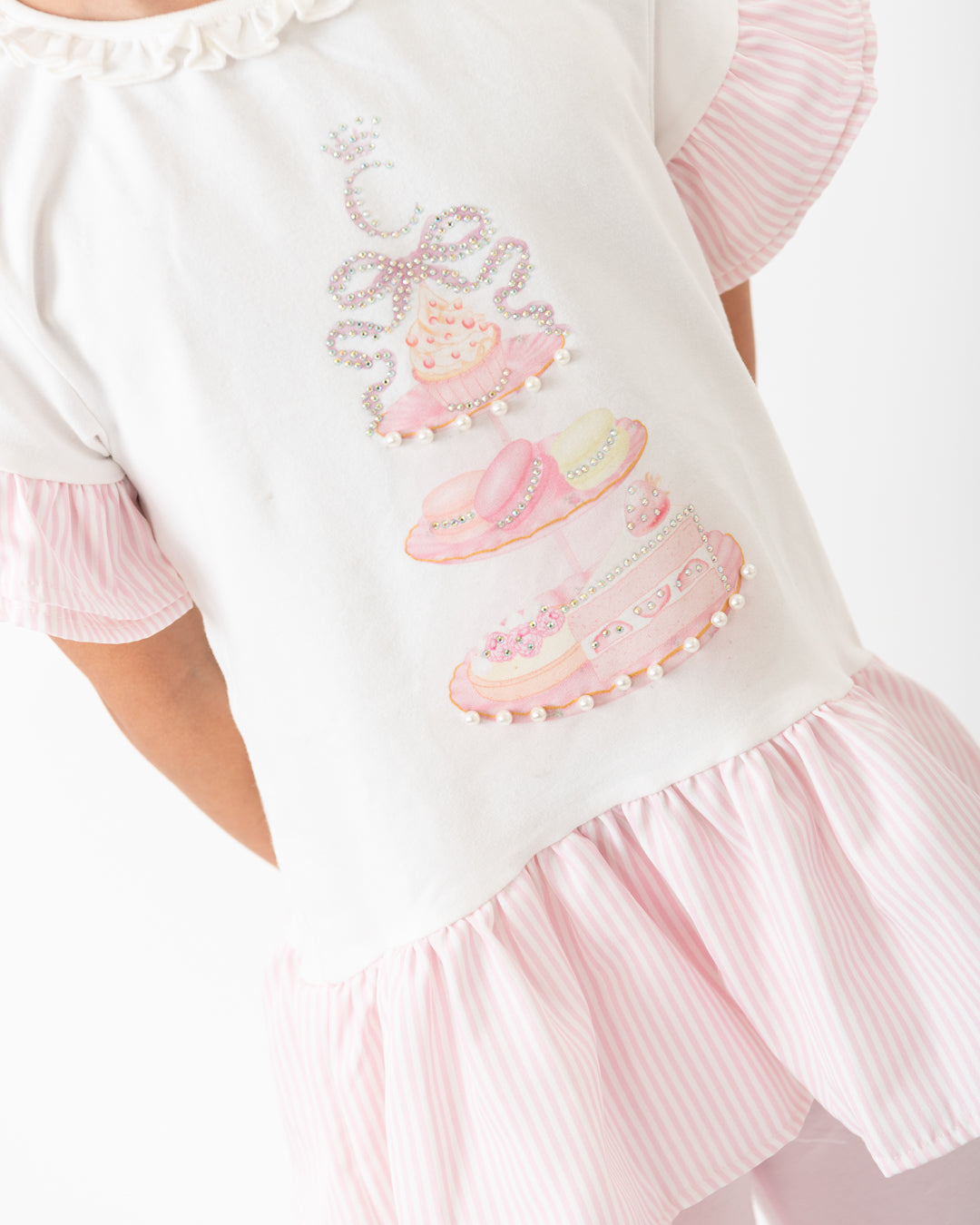 Caramelo kids afternoon tea legging set SS25 341467 - preorder