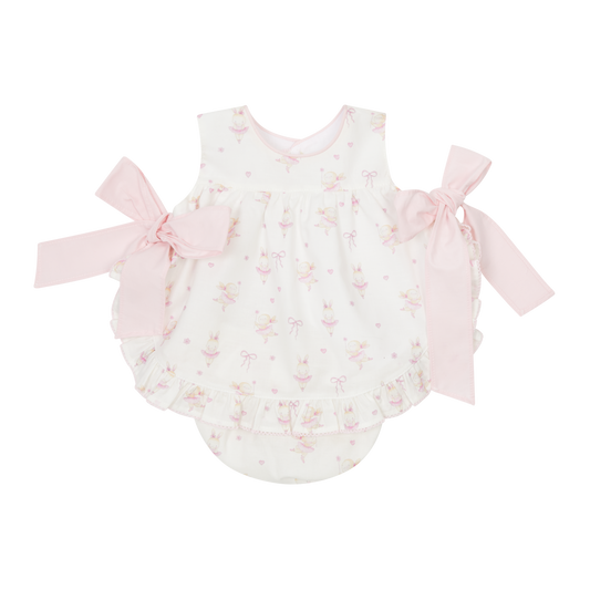 Deolinda baby girls dress & bloomers SS25 DBV25318