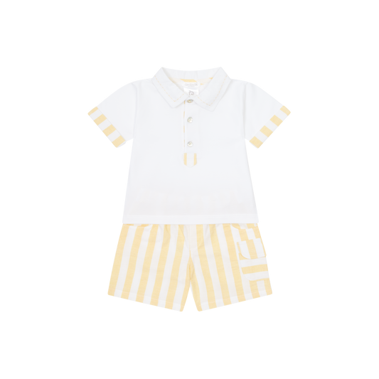 Deolinda boys lemon shorts set SS25 DBV25826 PRE ORDER