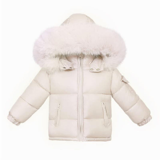 Weeme baby puffa coat champagne