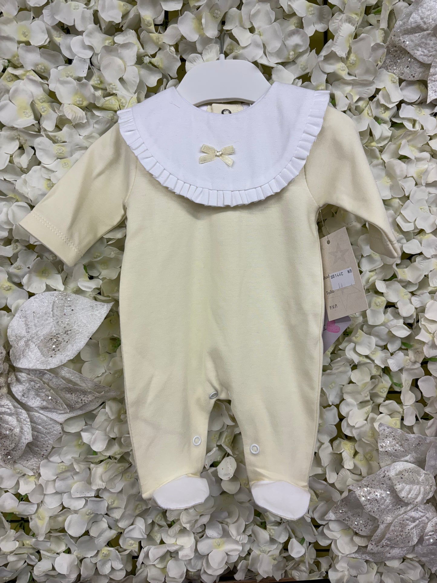 Little stars lemon newborn babygrows