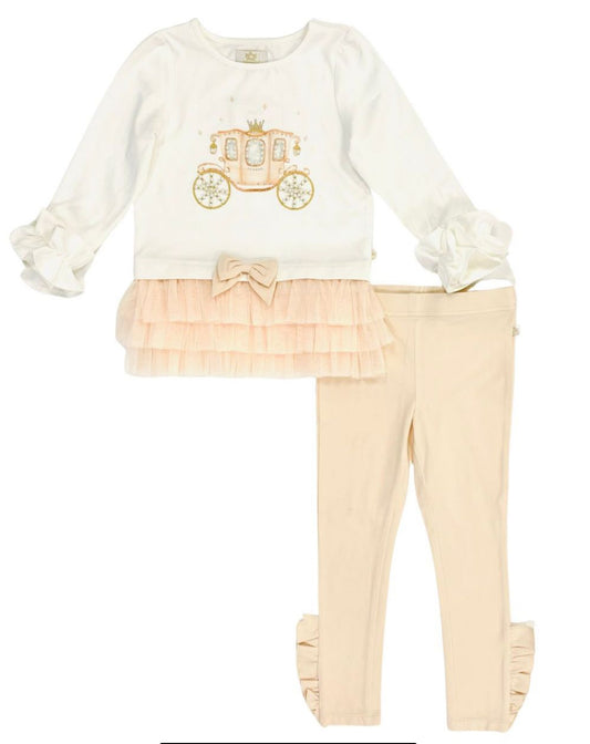 Cinderella beige legging set