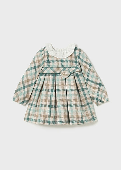 Girls plaid dress AW24 2.903