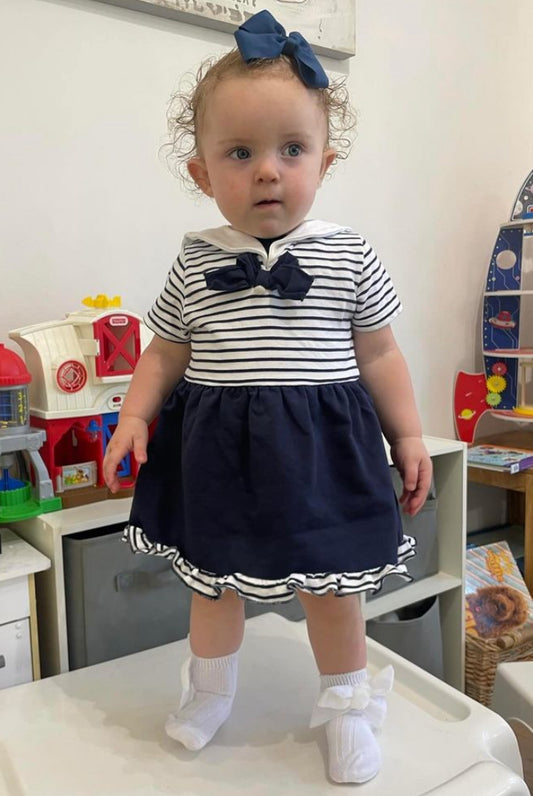 Blues Baby navy sailor dress