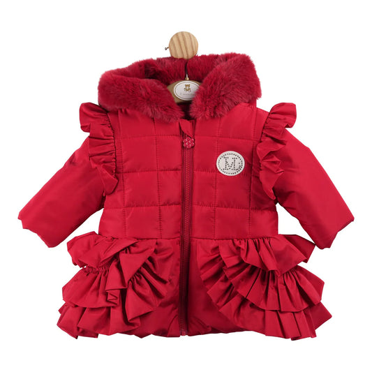 Girls red winter coats AW24