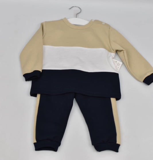 Boys 3 tone tracksuits