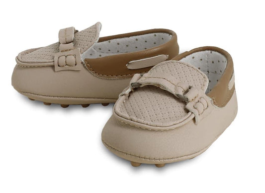 Baby boys beige loafers 9783