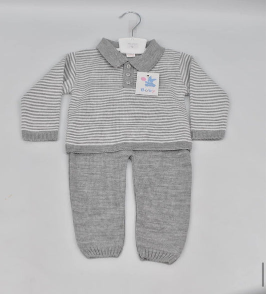 Boys knitted trouser set