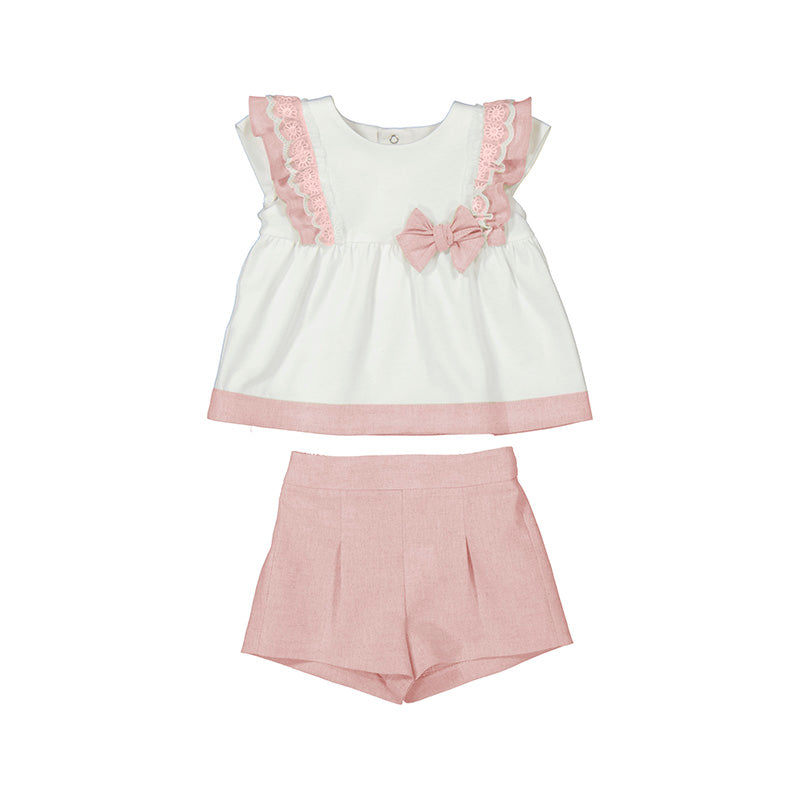 Mayoral girls 2 piece shorts set SS25 -1.236 PRE ORDER