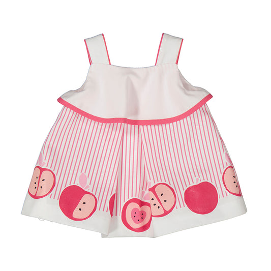 Mayoral baby girls fruit dress SS25 1.864 PRE ORDER