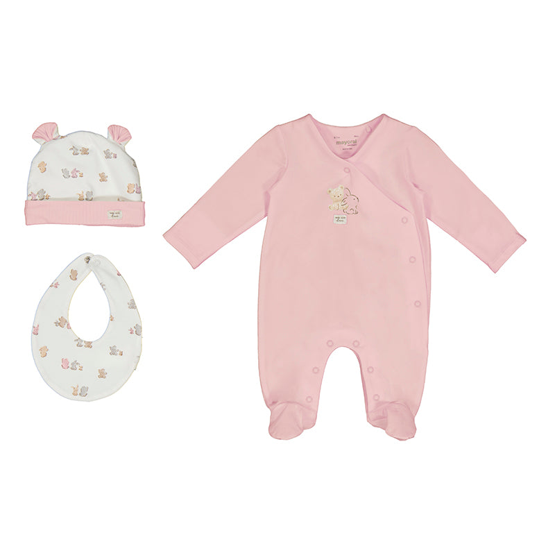 Mayoral baby girls babygrow 3 piece set SS25 9.907 PREORDER