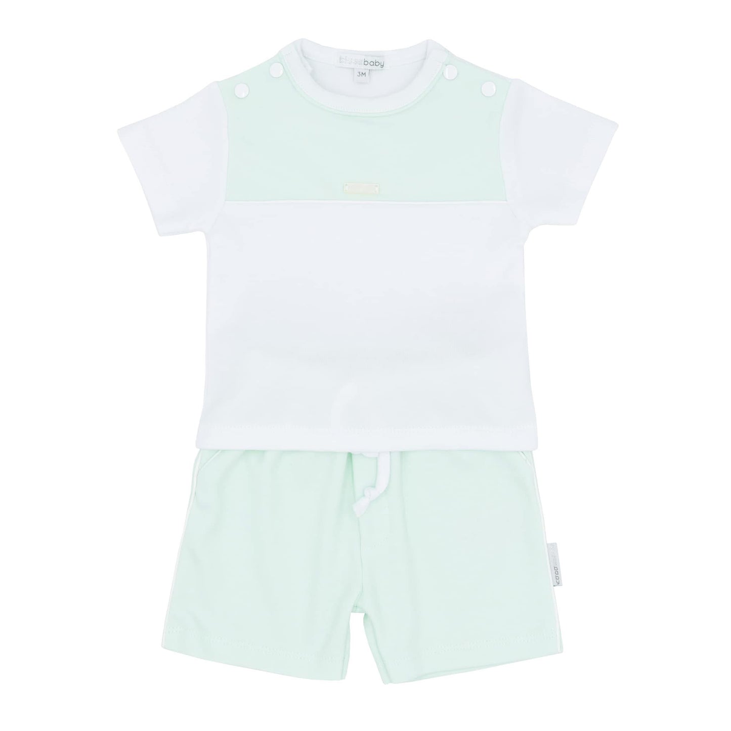 Blues Baby boys mint short set SS25 BB1875