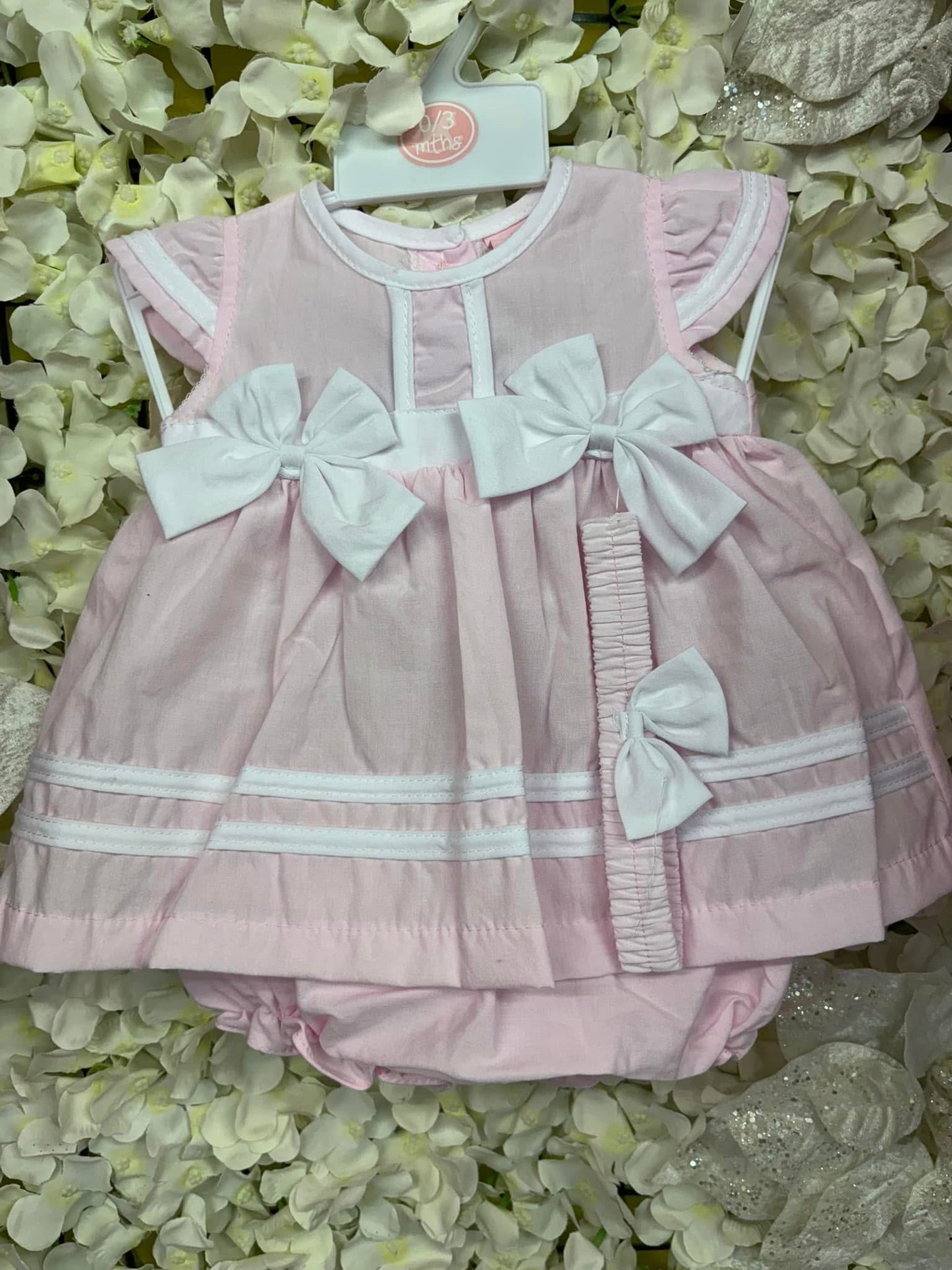 Rockabye baby pink /white sailor dress SS25