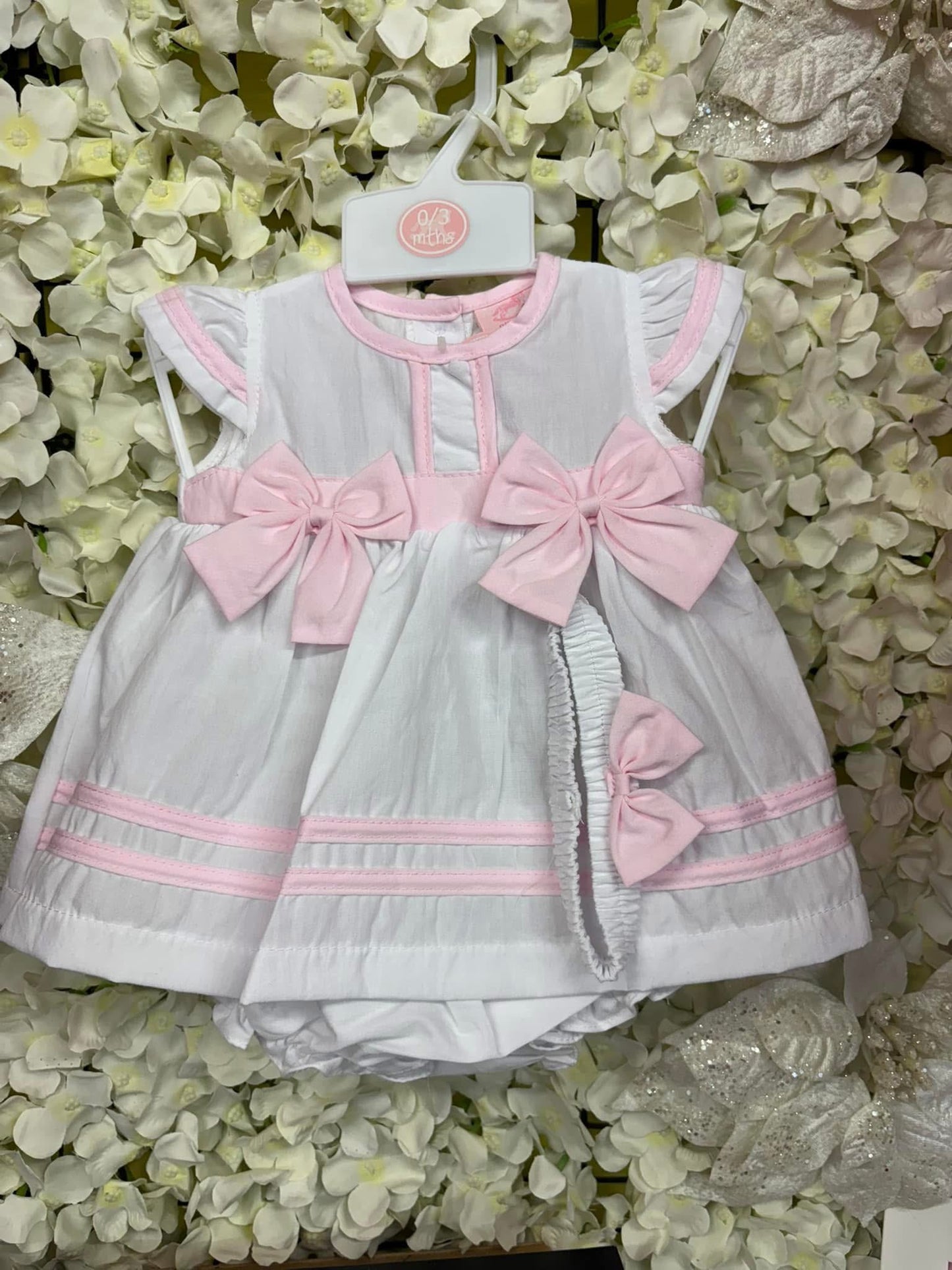 Rockabye baby pink /white sailor dress SS25