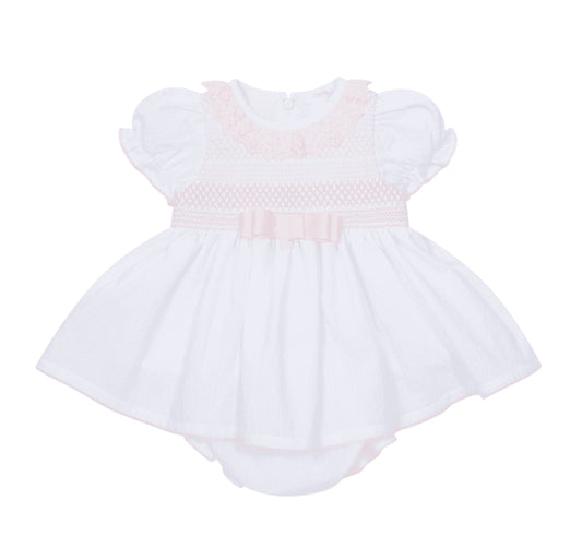 Deolinda girls smocked dress & bloomers SS25